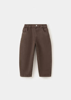 Mid-rise balloon jeans — Brown 2