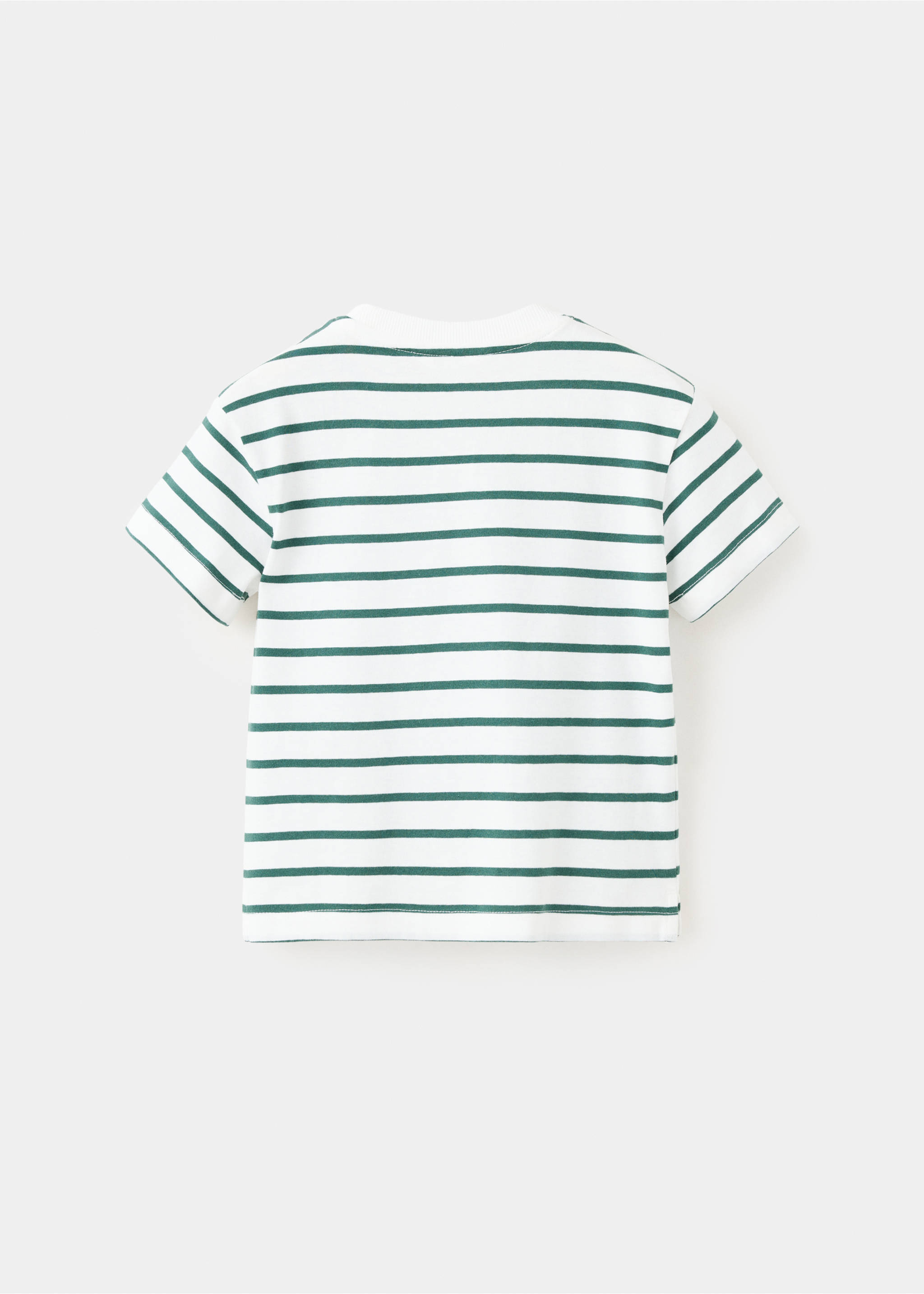 100% cotton striped t-shirt - Reverse of the article, Off White. Ref: 37063307-00.