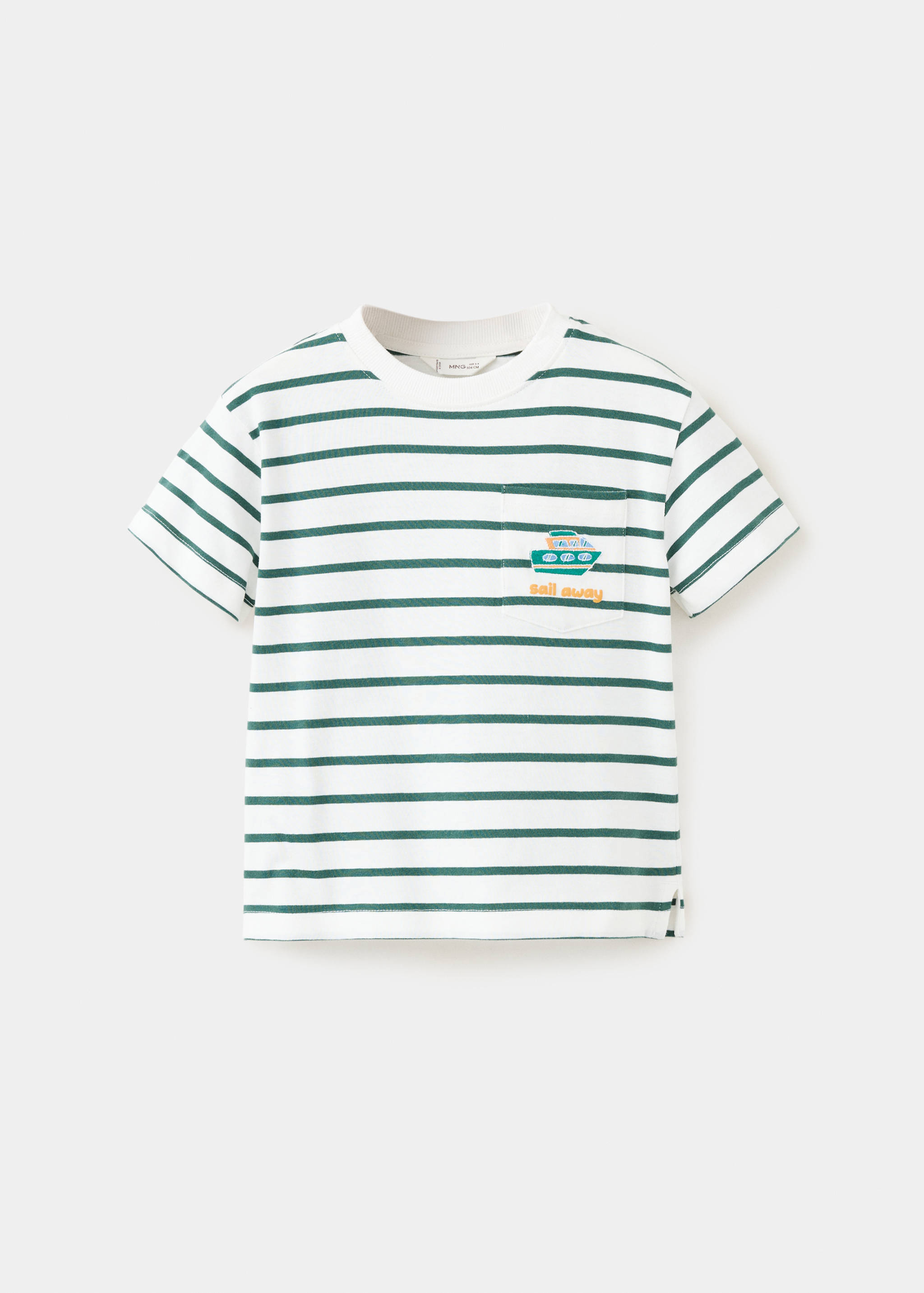 100% cotton striped t-shirt - Article without model