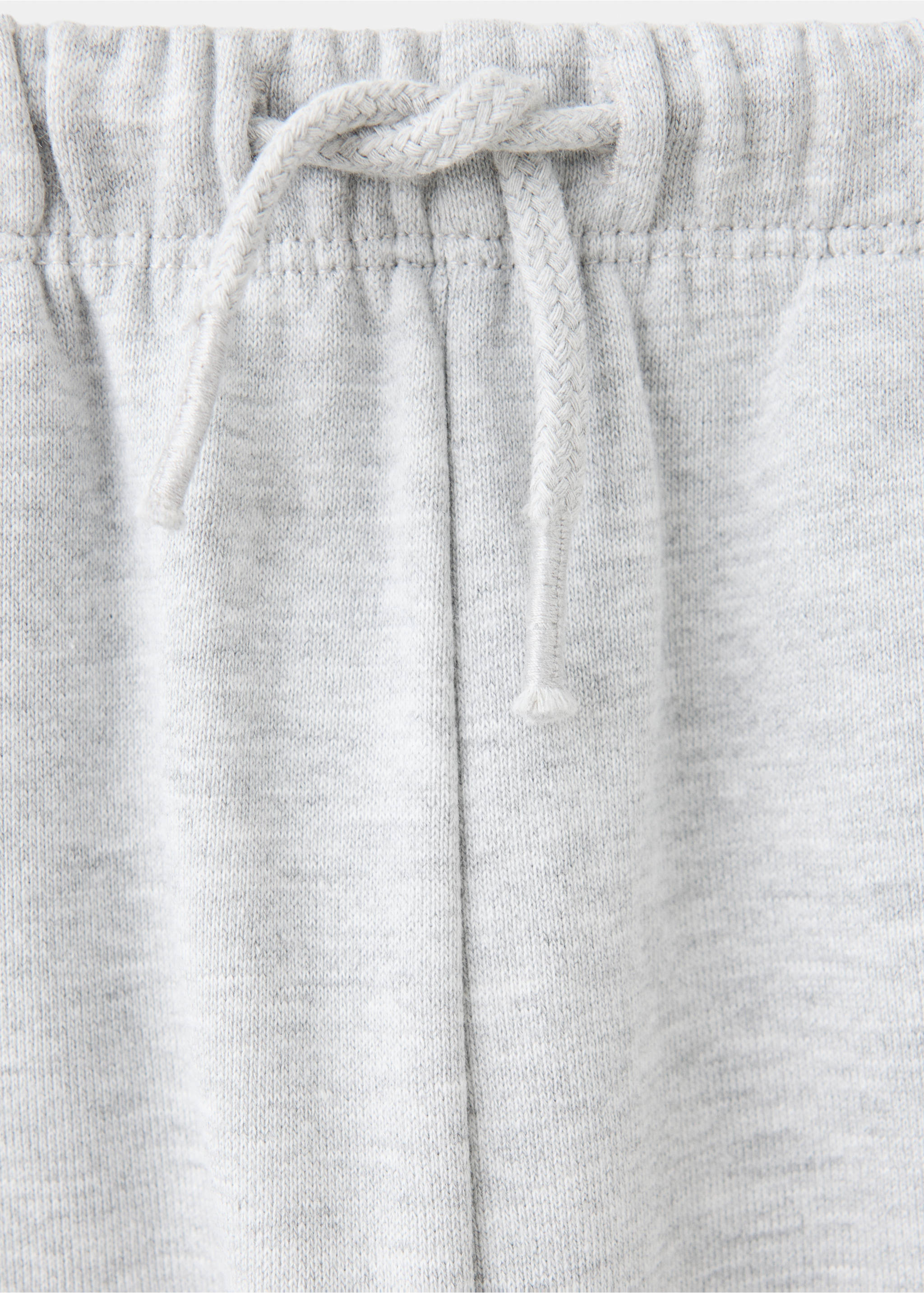 Pantalon coton à cordon - Détail de l'article 8, Gris chiné clair. Ref: 37063311-00.