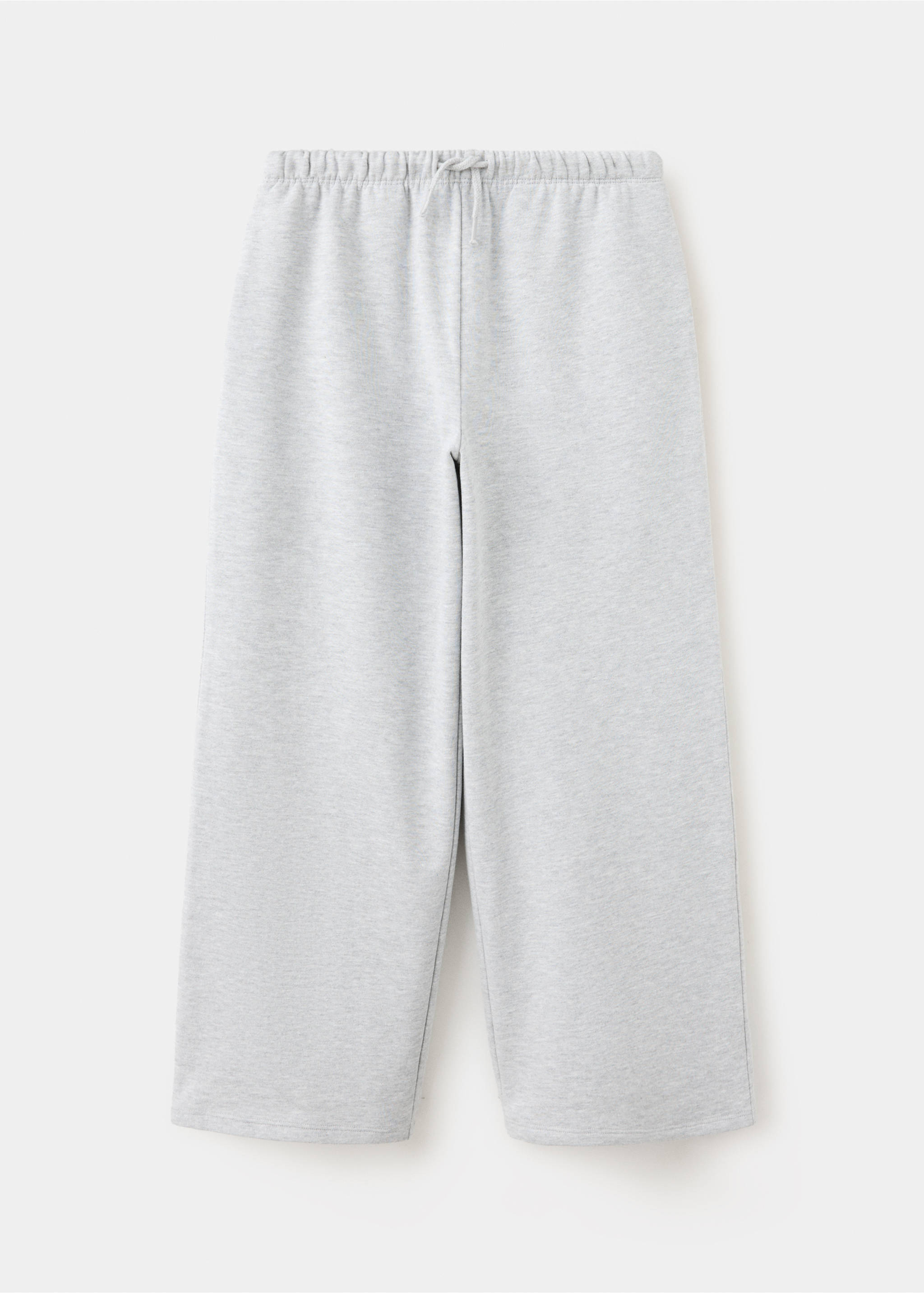 Pantalon coton à cordon - Article sans modèle, Gris chiné clair. Ref: 37063311-00.