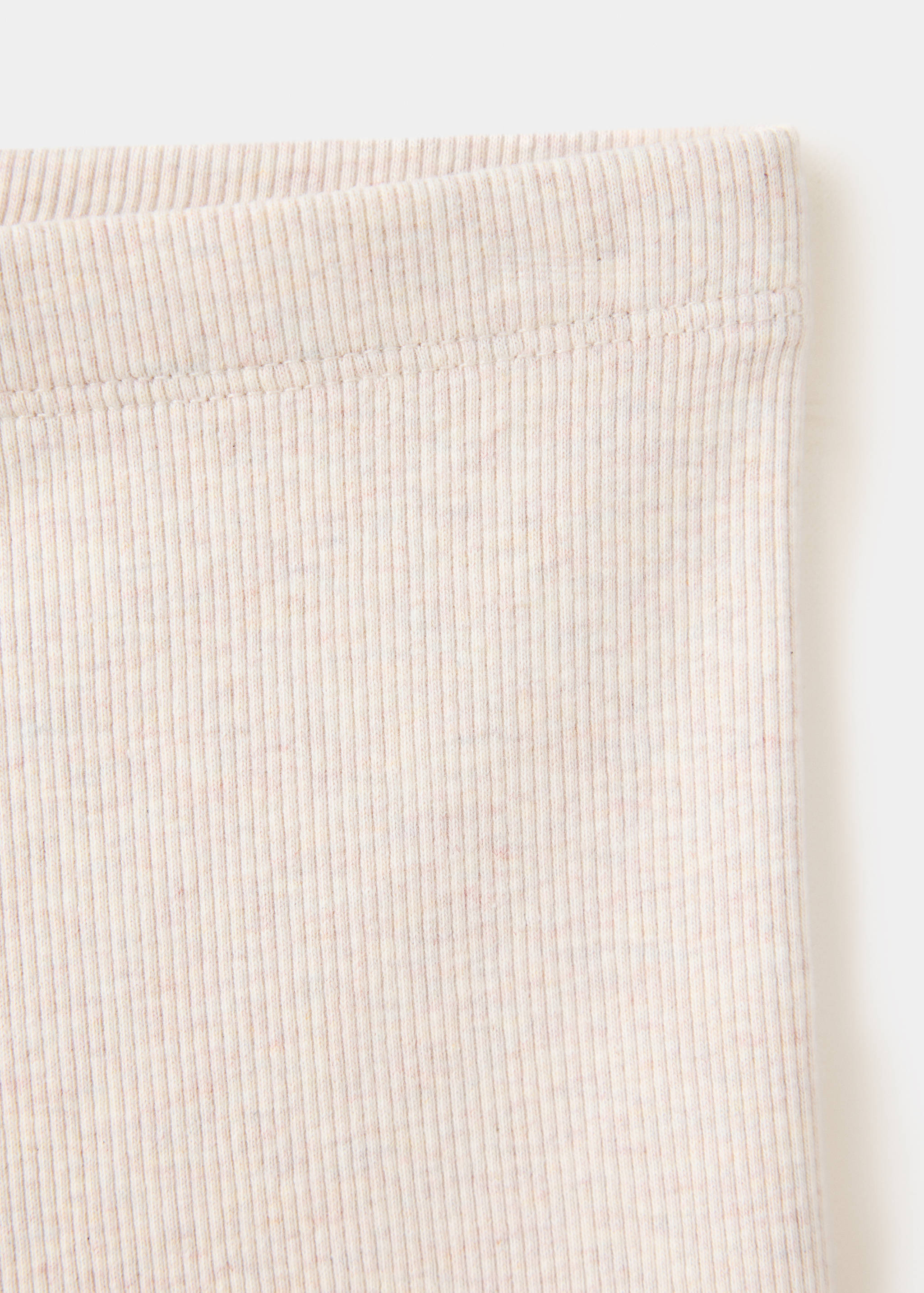 Cotton ribbed leggings - Details of the article 8