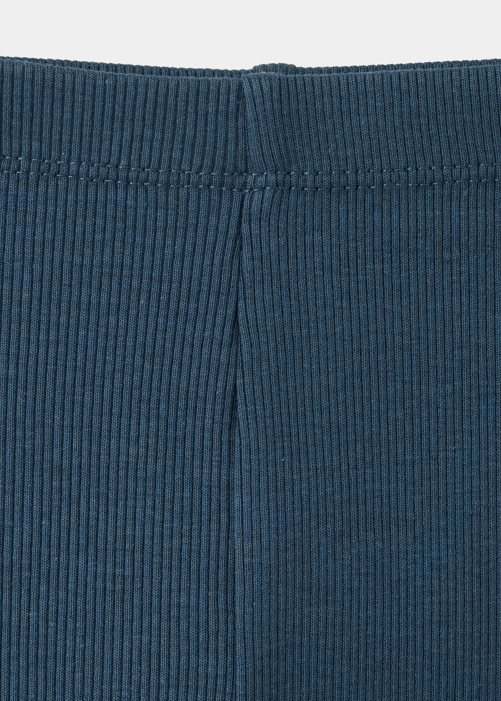 Cotton ribbed leggings - Details of the article 0