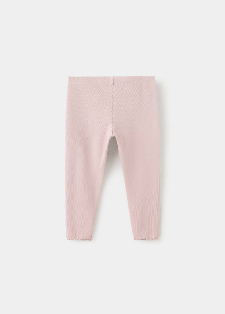 Cotton ribbed leggings - thumbnail 9