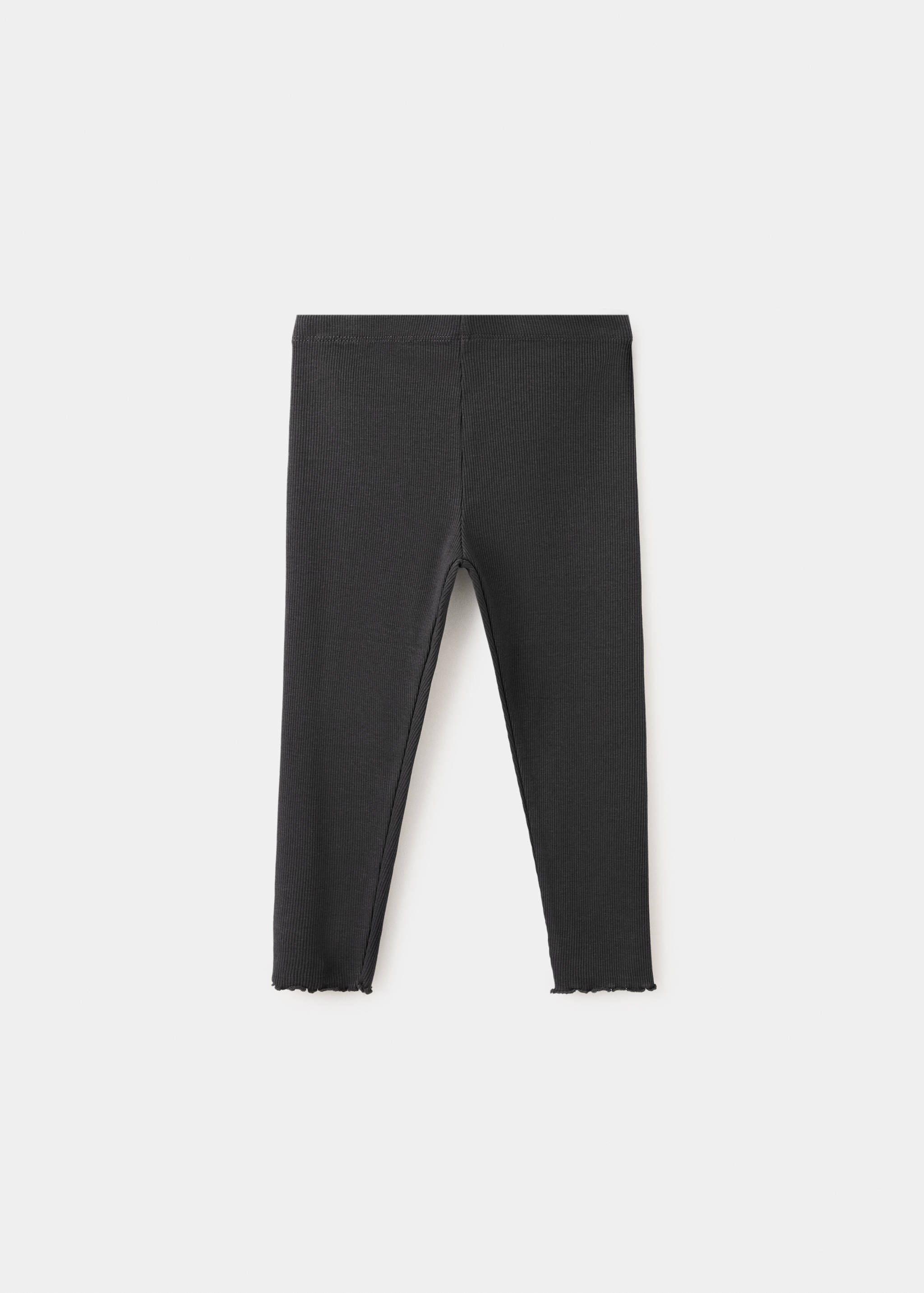 Cotton ribbed leggings - Article without model