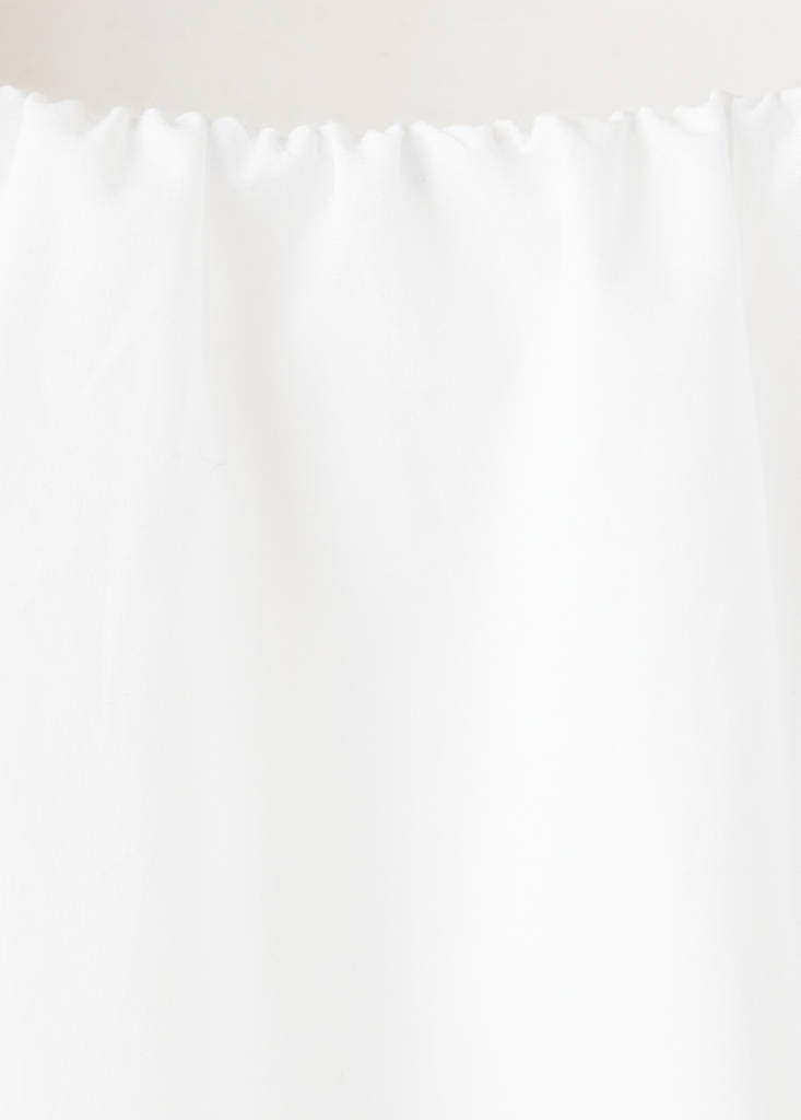 Cotton blouse with back slit - thumbnail 3