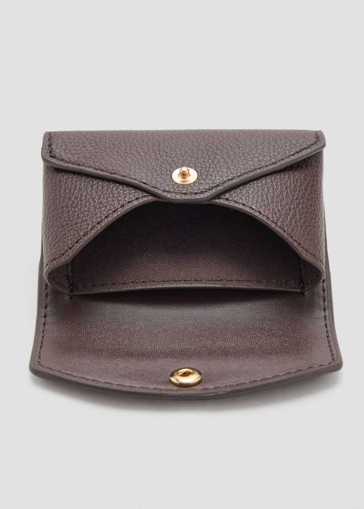 Small flap wallet — Chocolate