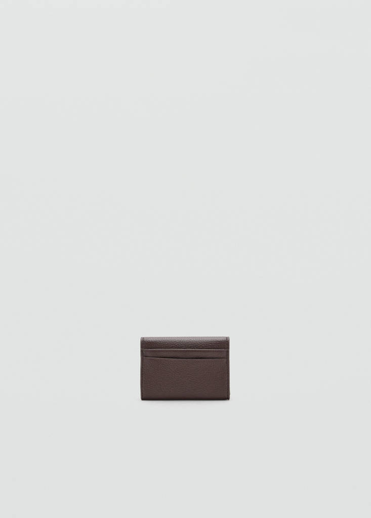 Small flap wallet — Chocolate