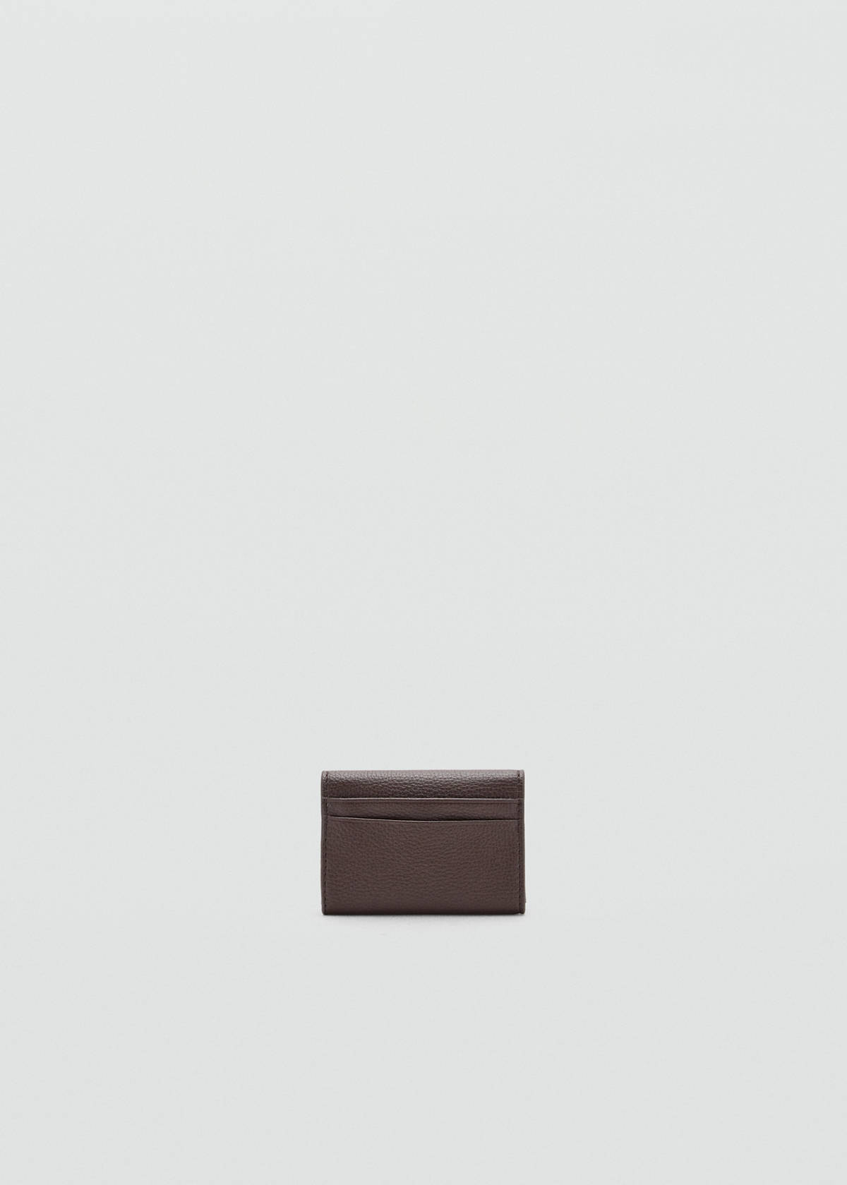 Small flap wallet — Chocolate