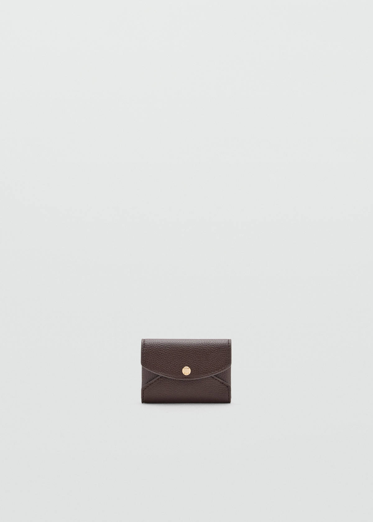 Small flap wallet — Chocolate