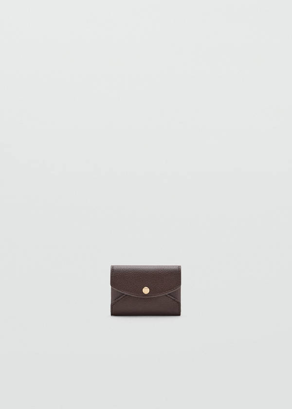 Small flap wallet — Chocolate