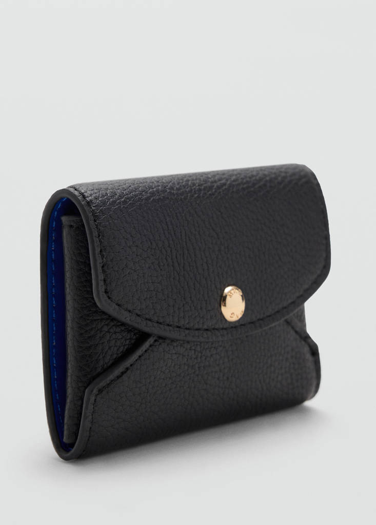 Small flap wallet — Black