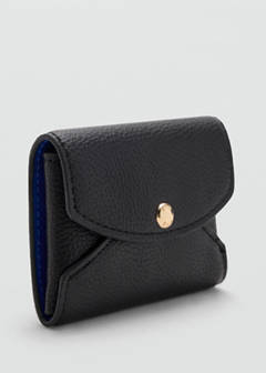 Small flap wallet — Black 2