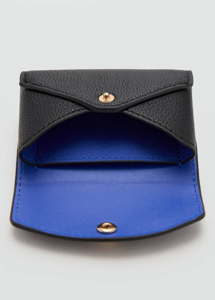 Small flap wallet — Black