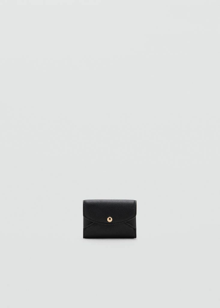 Small flap wallet — Black