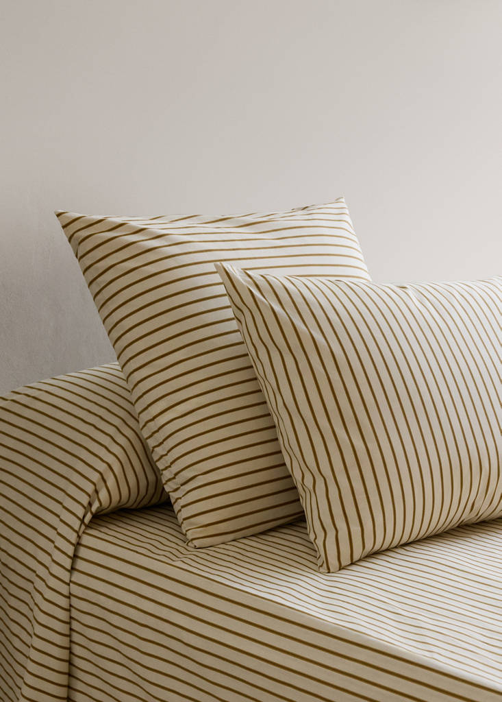 Pillowcase 45x110 cm cotton — Ochre