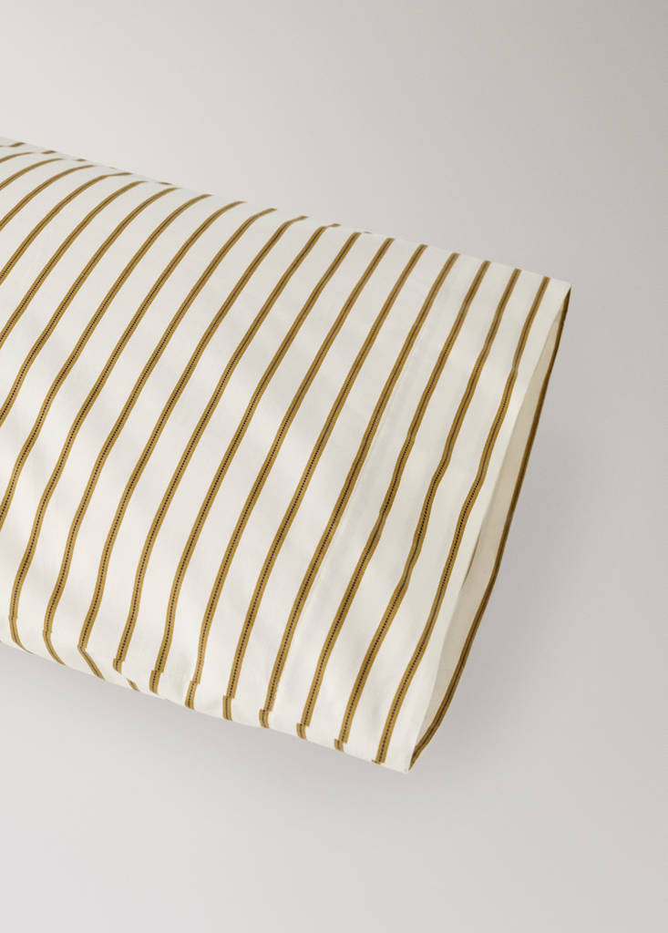 Pillowcase 45x110 cm cotton — Ochre