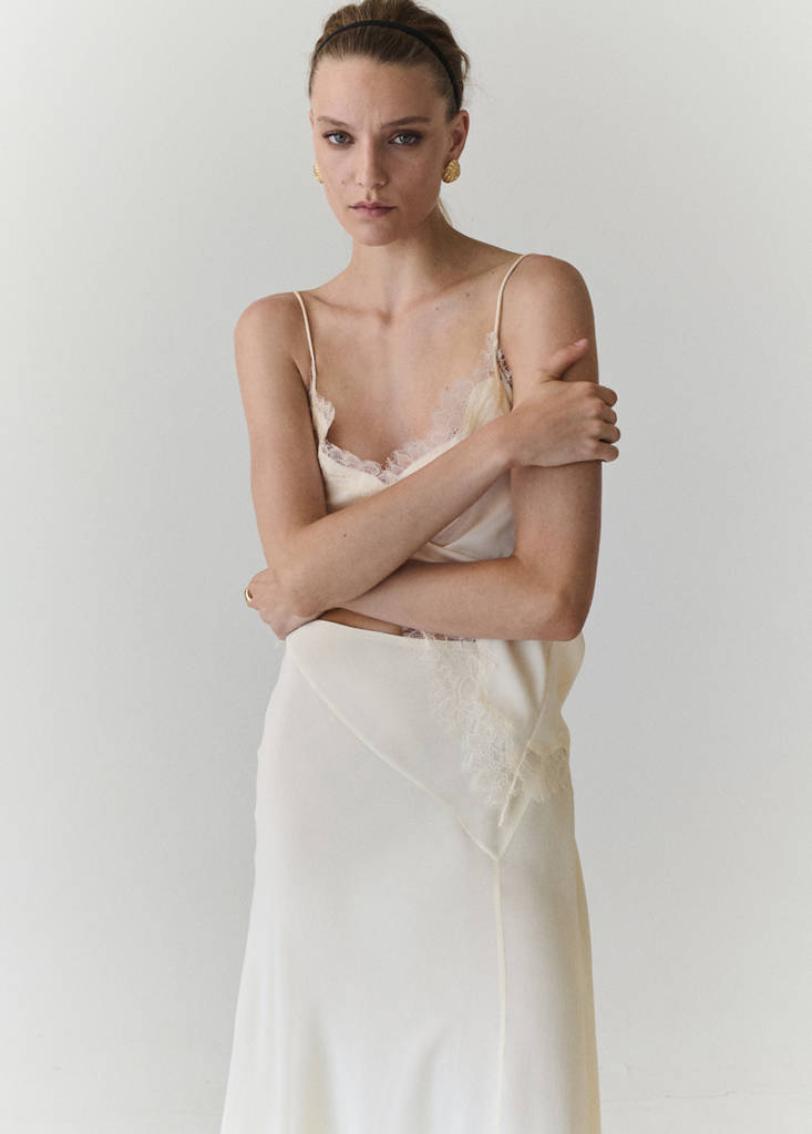 Asymmetric midi skirt thumbnail 13
