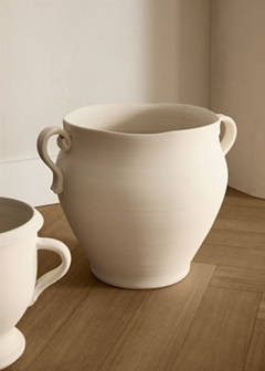 Small terracotta vase with handles — Off White 1