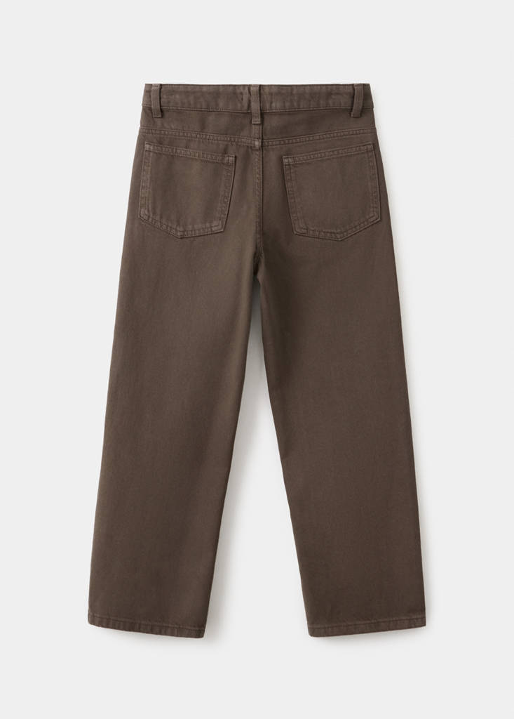 Straight fit jeans — Brown