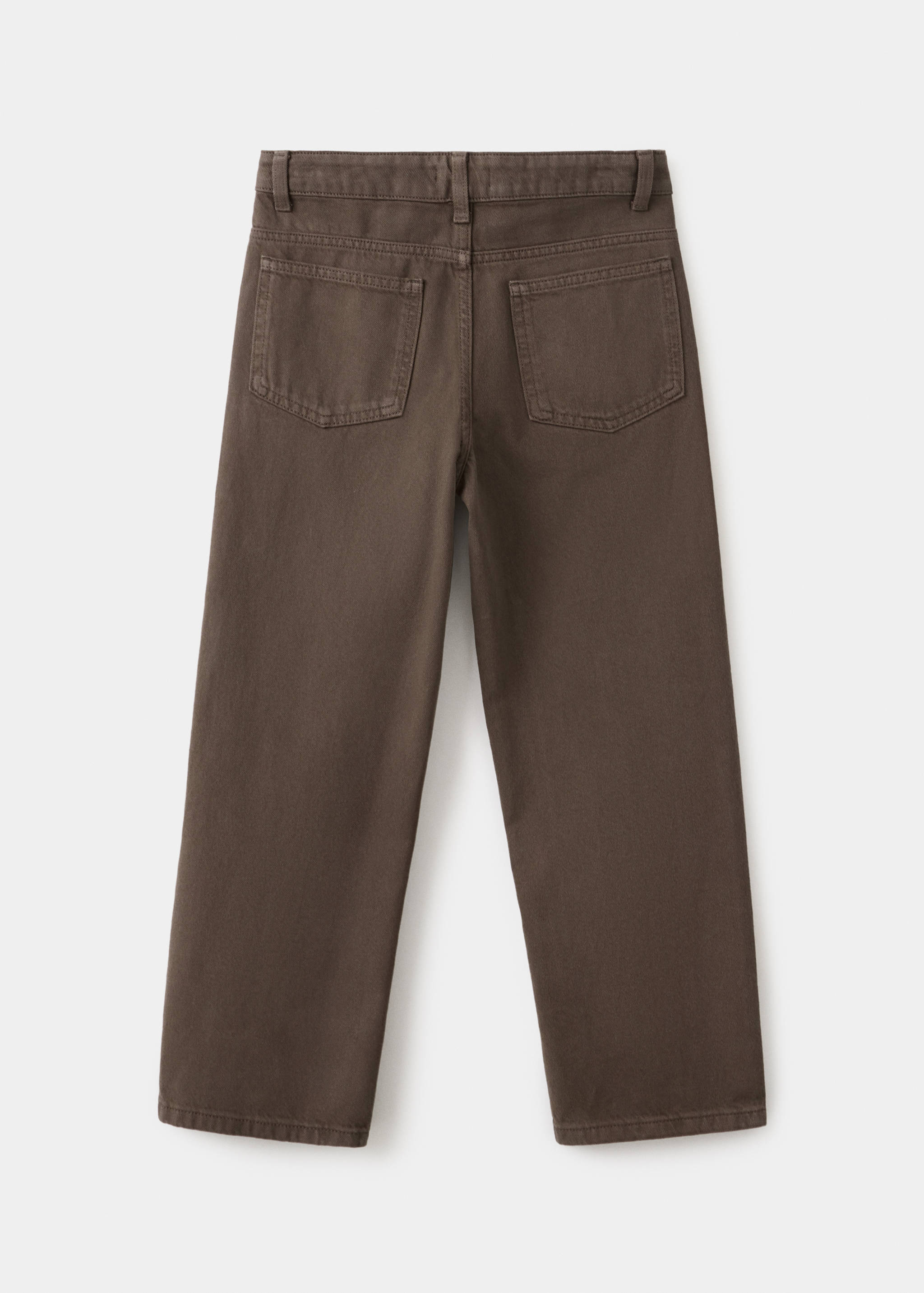 Jean straight fit en coton - Verso de l’article