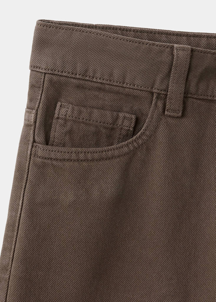 Straight fit jeans — Brown