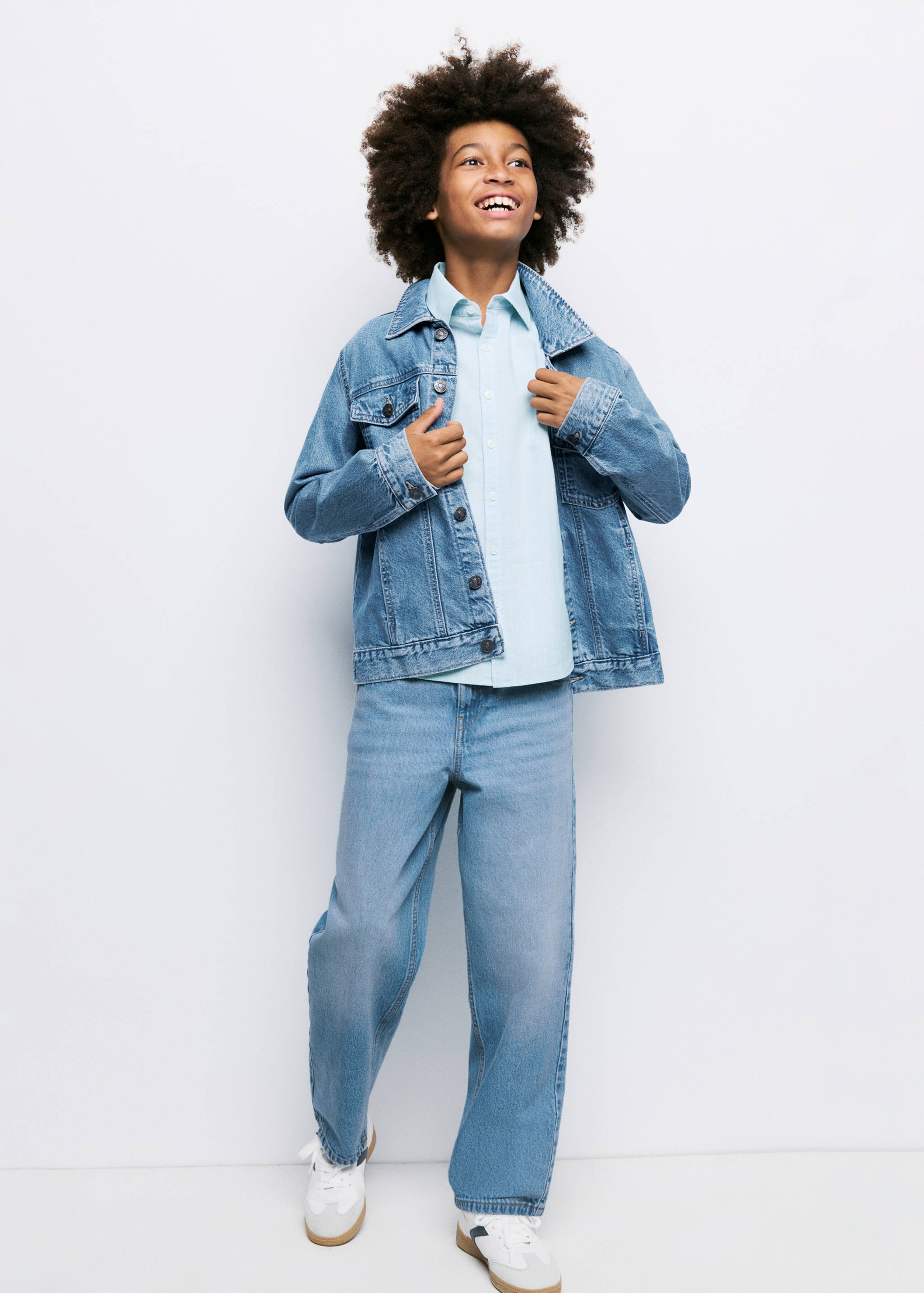 Jean straight fit en coton - Plan général