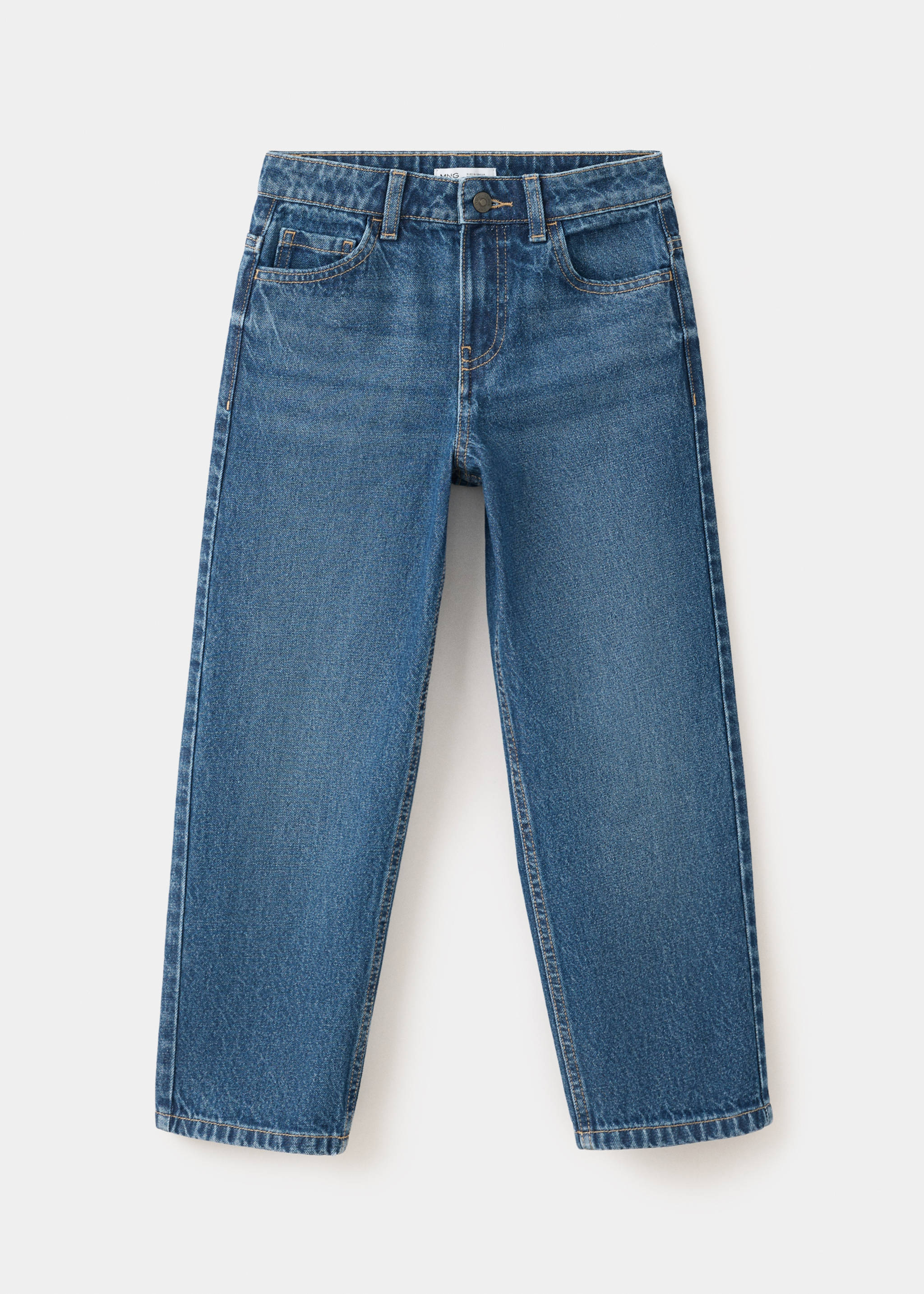 Jean straight fit en coton - Article sans modèle