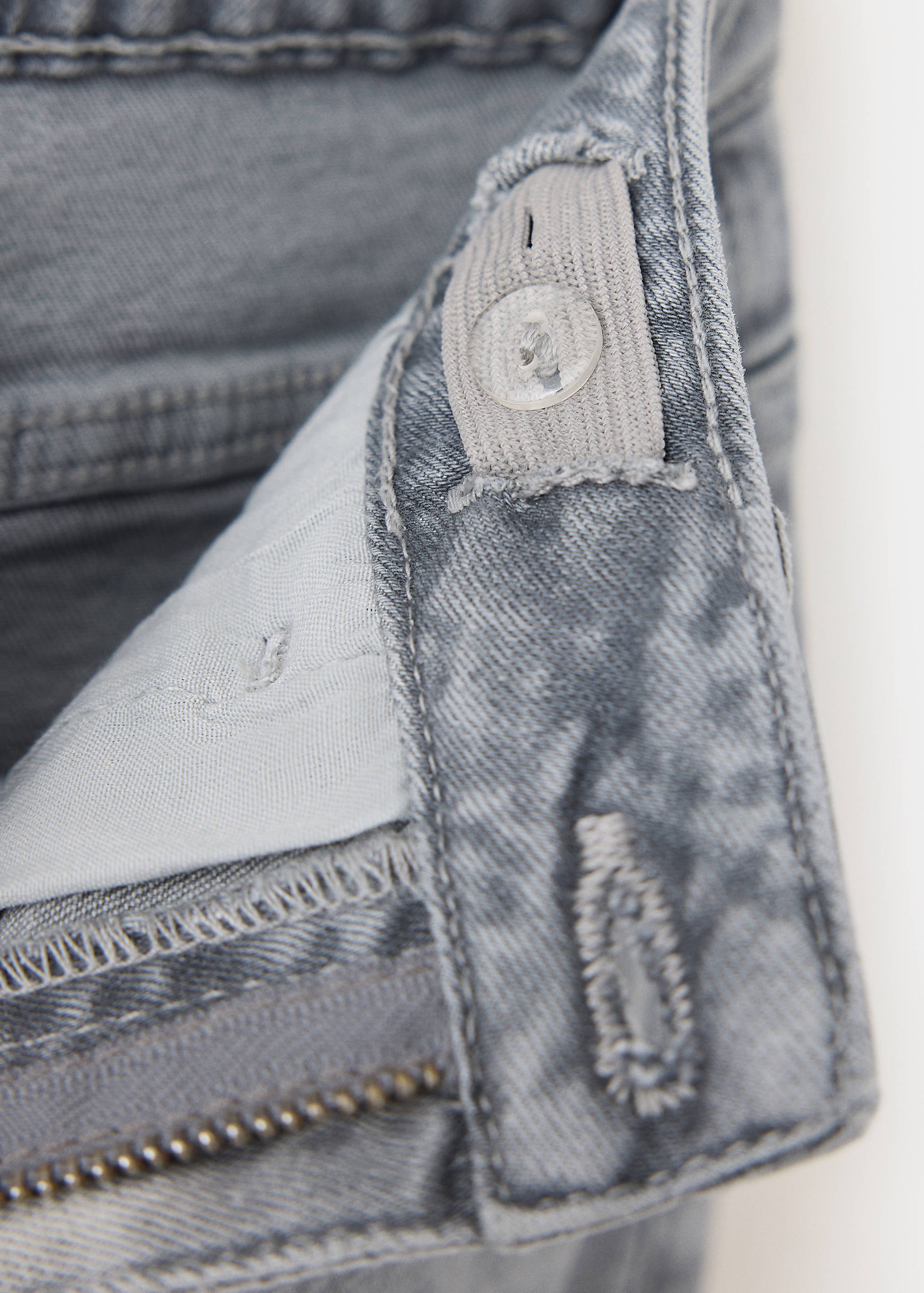Slim fit cotton jeans - Details of the article 8