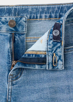 Slim fit cotton jeans — Medium Blue 3