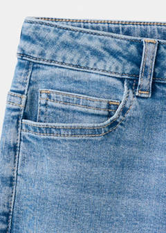 Slim fit cotton jeans — Medium Blue 5