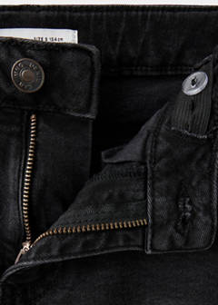 Slim fit cotton jeans — Black denim 2