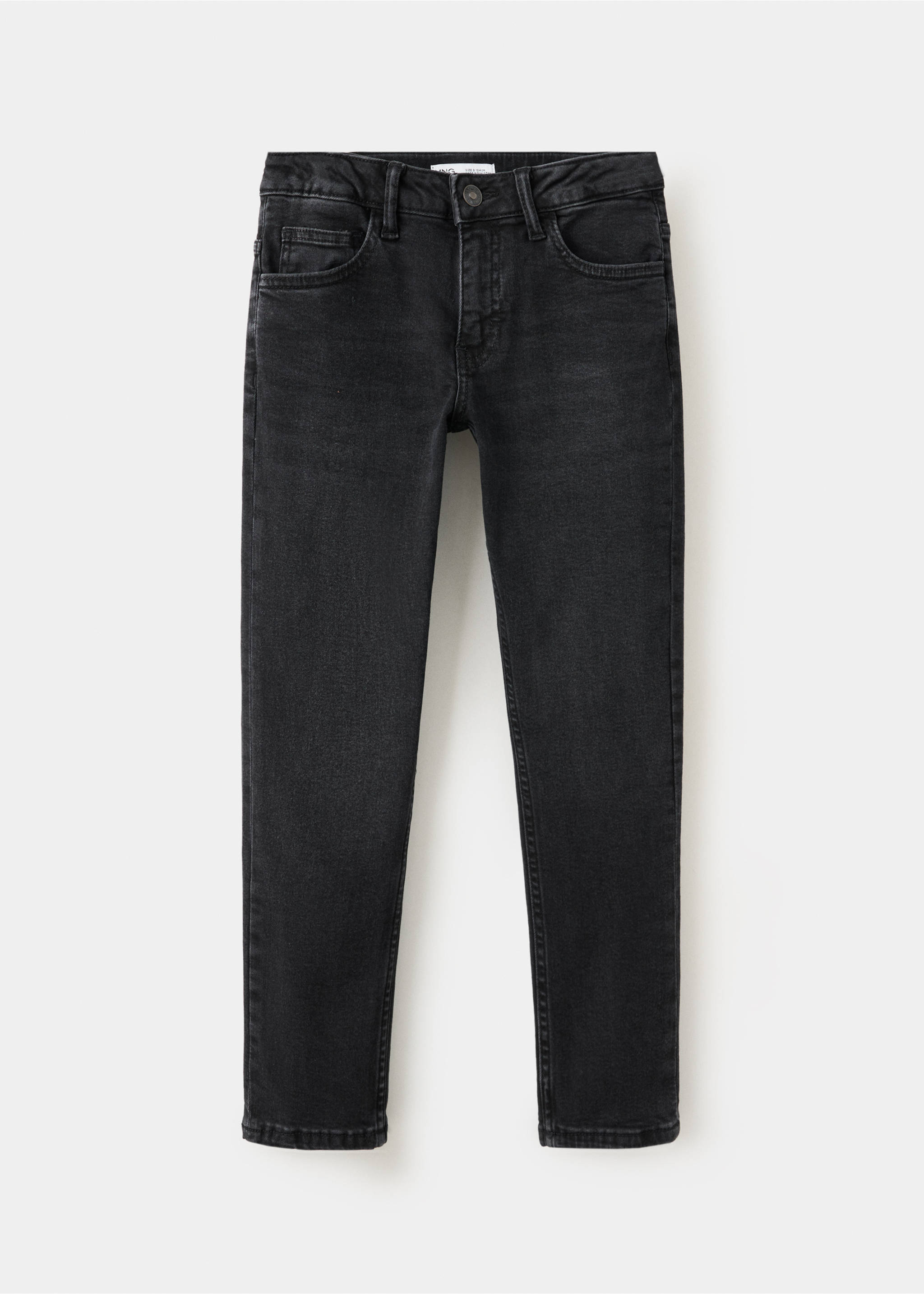 Jeans slim - Article without model, Black denim. Ref: 37063863-00.