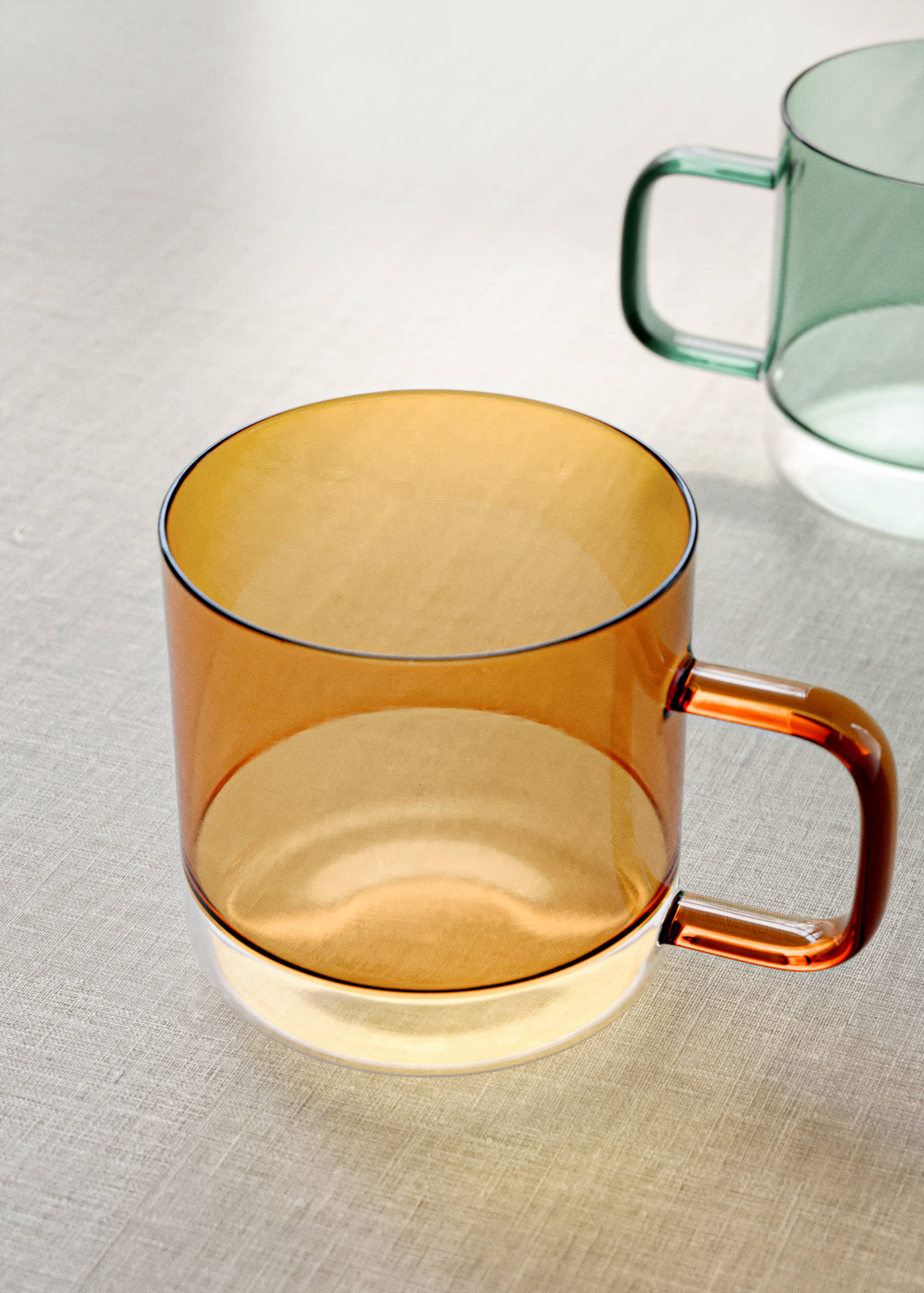 Two-tone borosilicate mug - General plane