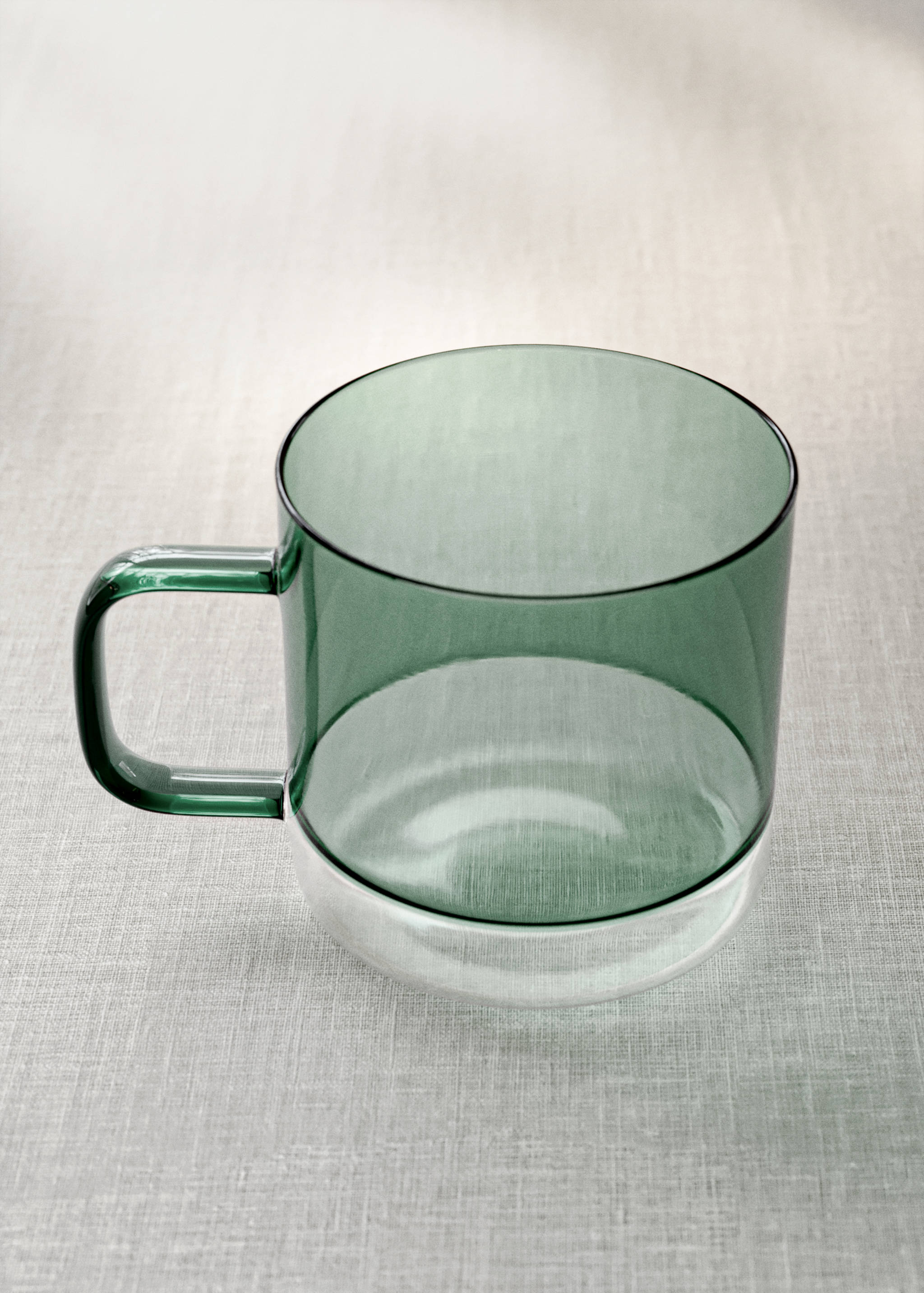 Two-tone borosilicate mug - General plane