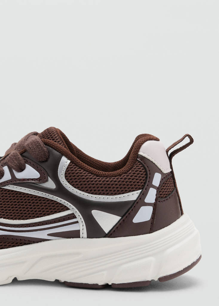 Two-tone sports top — Chocolate