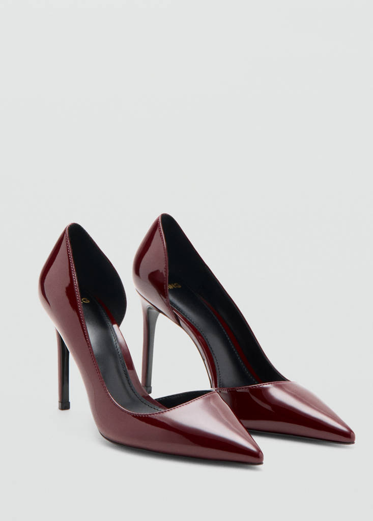 Stiletto heel shoe — Burgundy