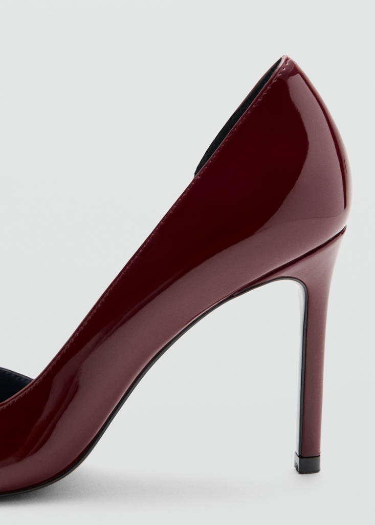 Stiletto heel shoe — Burgundy
