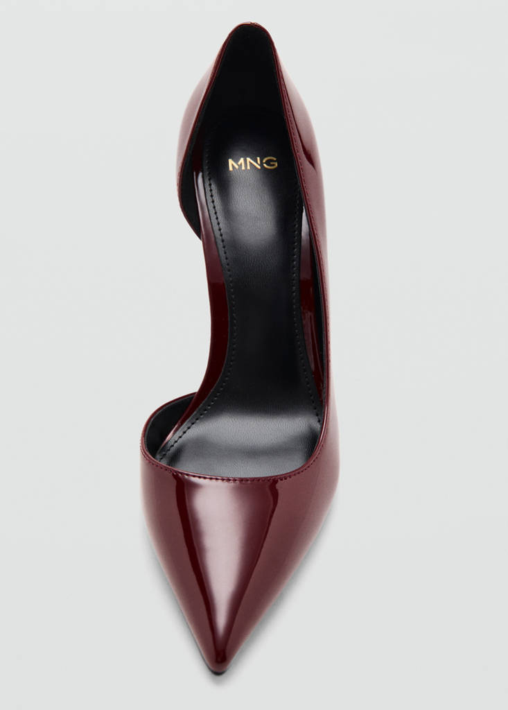 Stiletto heel shoe — Burgundy