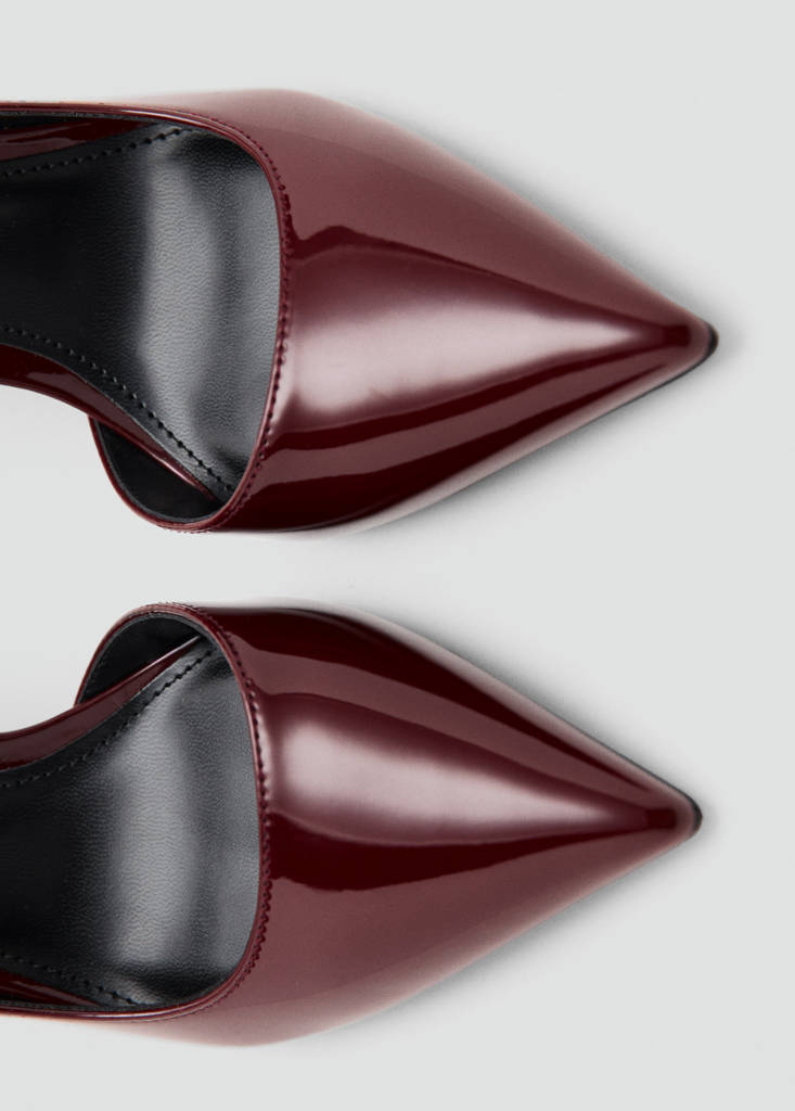 Stiletto heel shoe — Burgundy