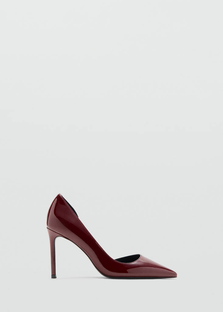 Stiletto heel shoe — Burgundy