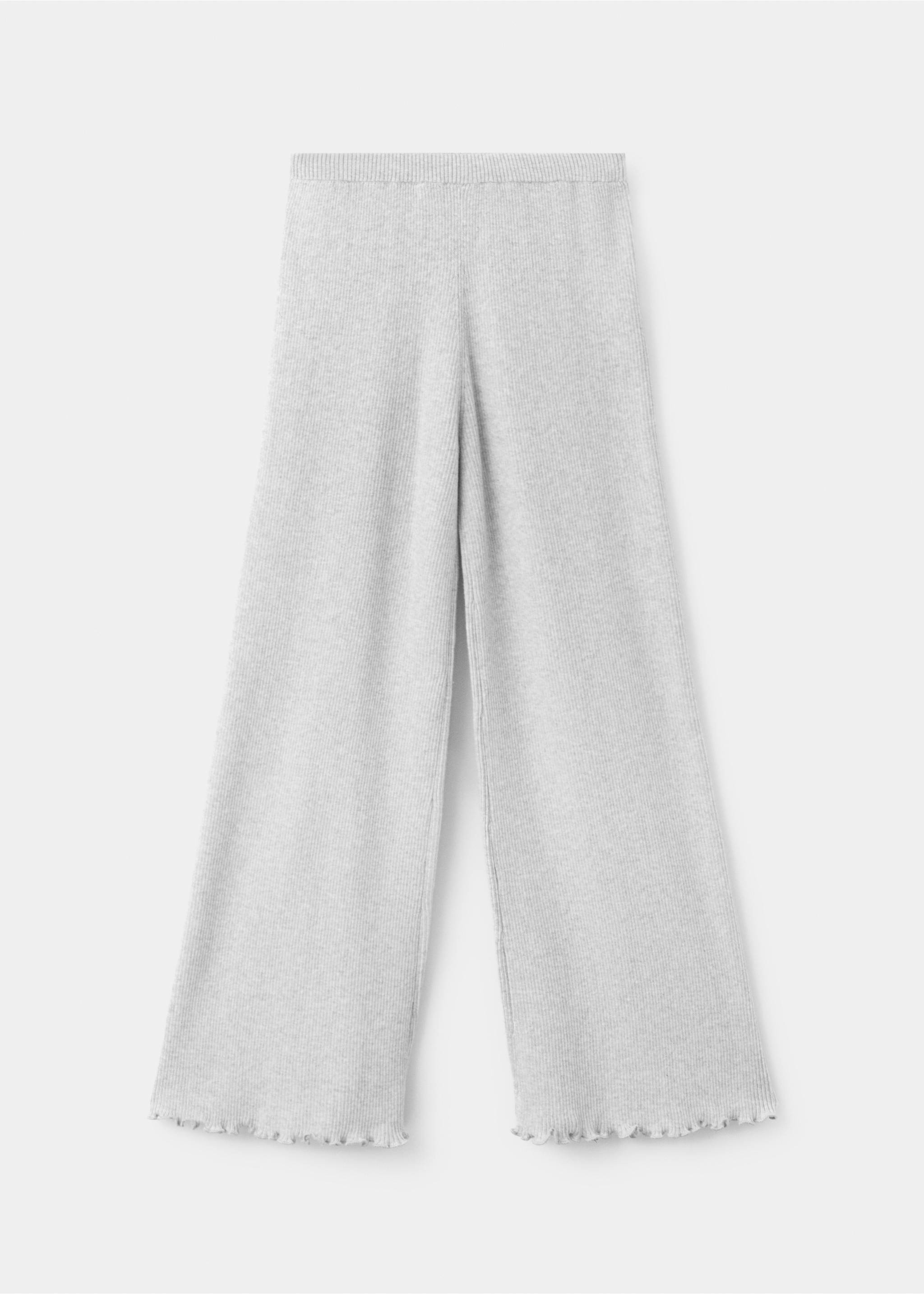Pantalon lyrap - Article sans modèle, Gris chiné clair. Ref: 37063873-00.