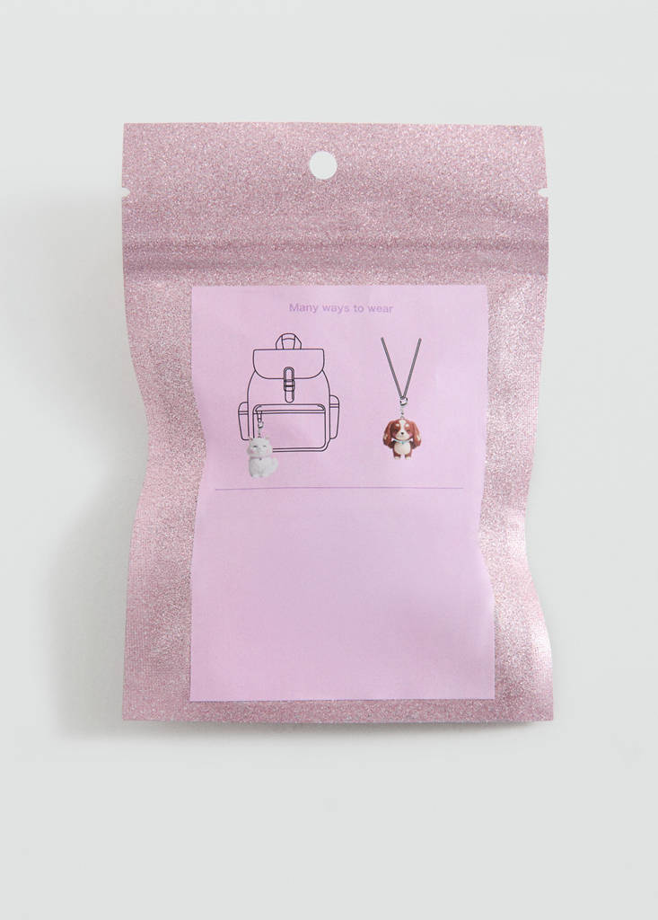 Surprise animal charm — Silver