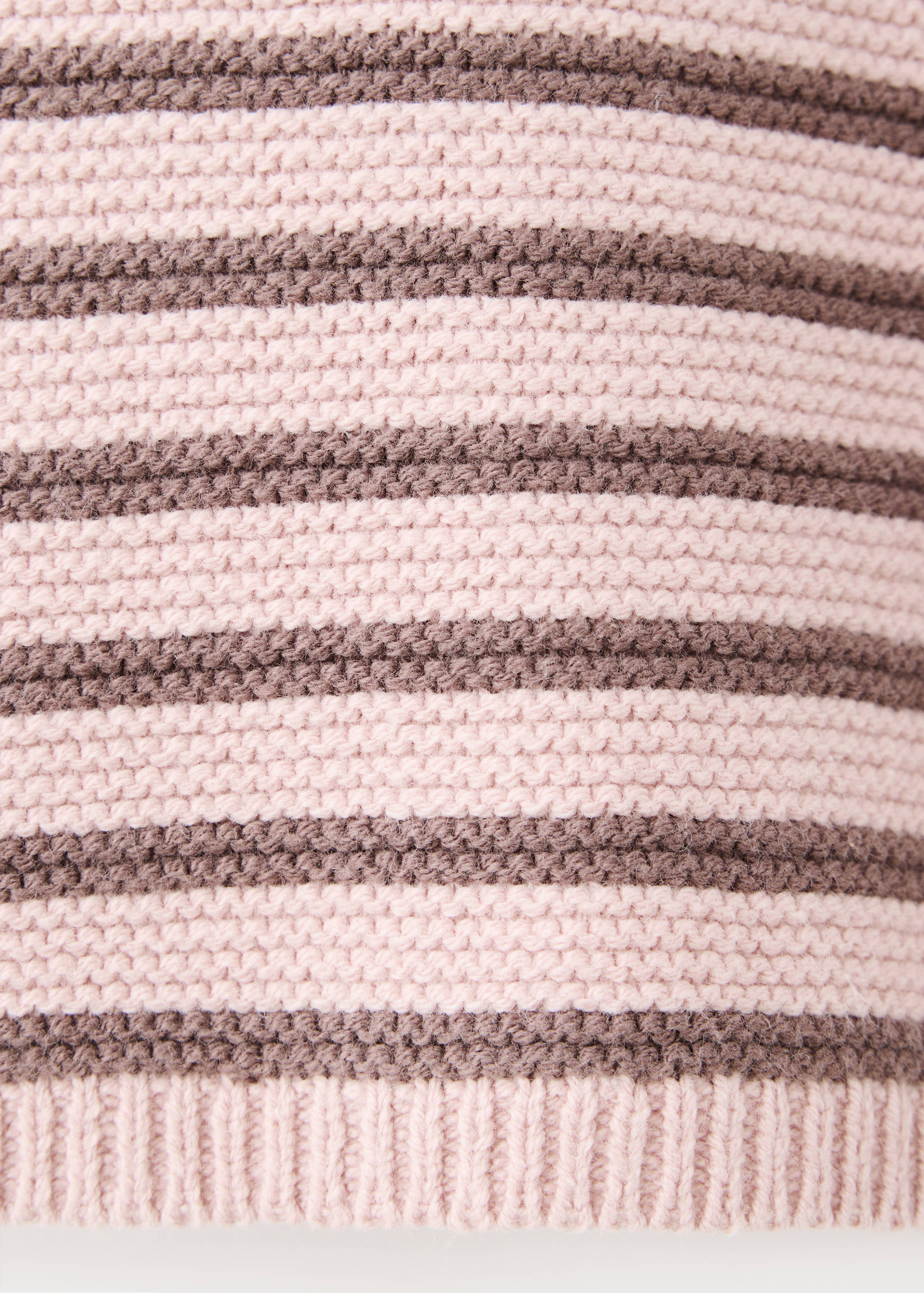 Pull coton mélangé rayures - Détail de l'article 0
