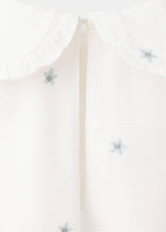 100% cotton blouse with floral embroideries — Off White 2