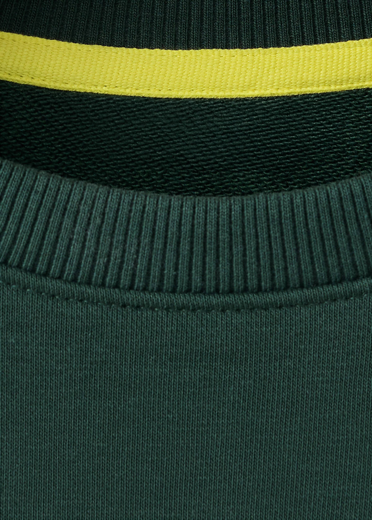 Oversized printed sweatshirt — Dark Green