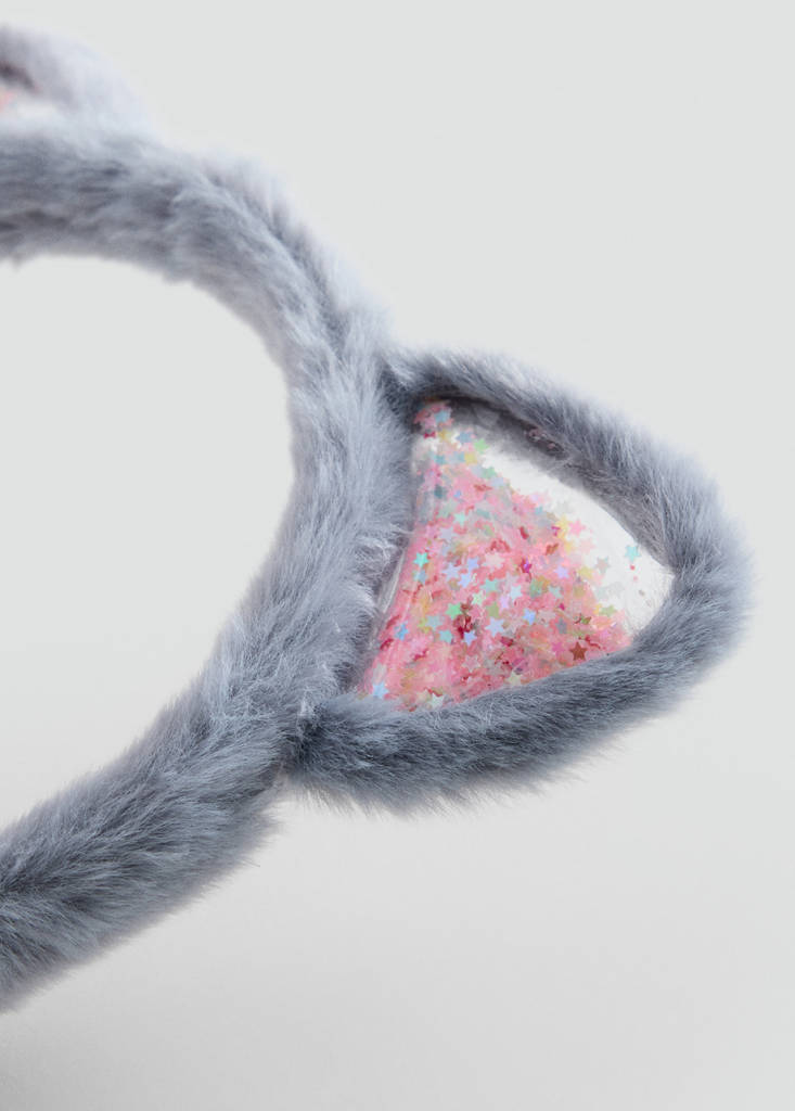 Kitten ear hairband — Grey