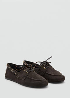 Suede deck shoe — Chocolate 2
