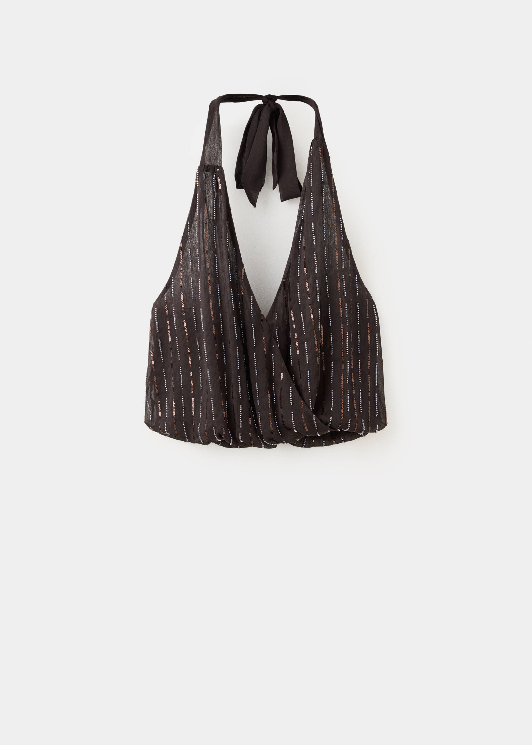 Sequined halter top - Article without model