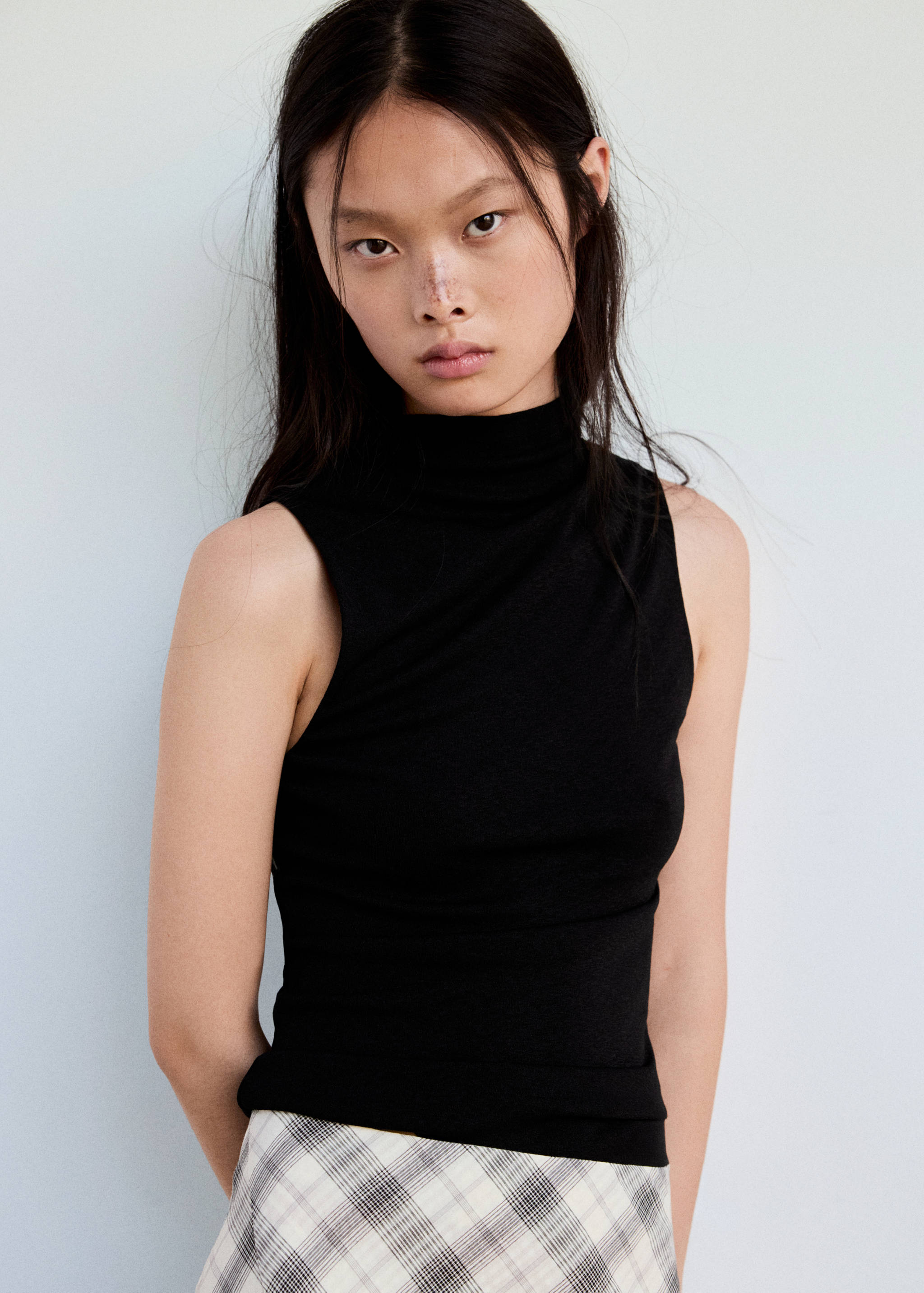 Fitted fine-knit top - Detaljer om artikeln 3